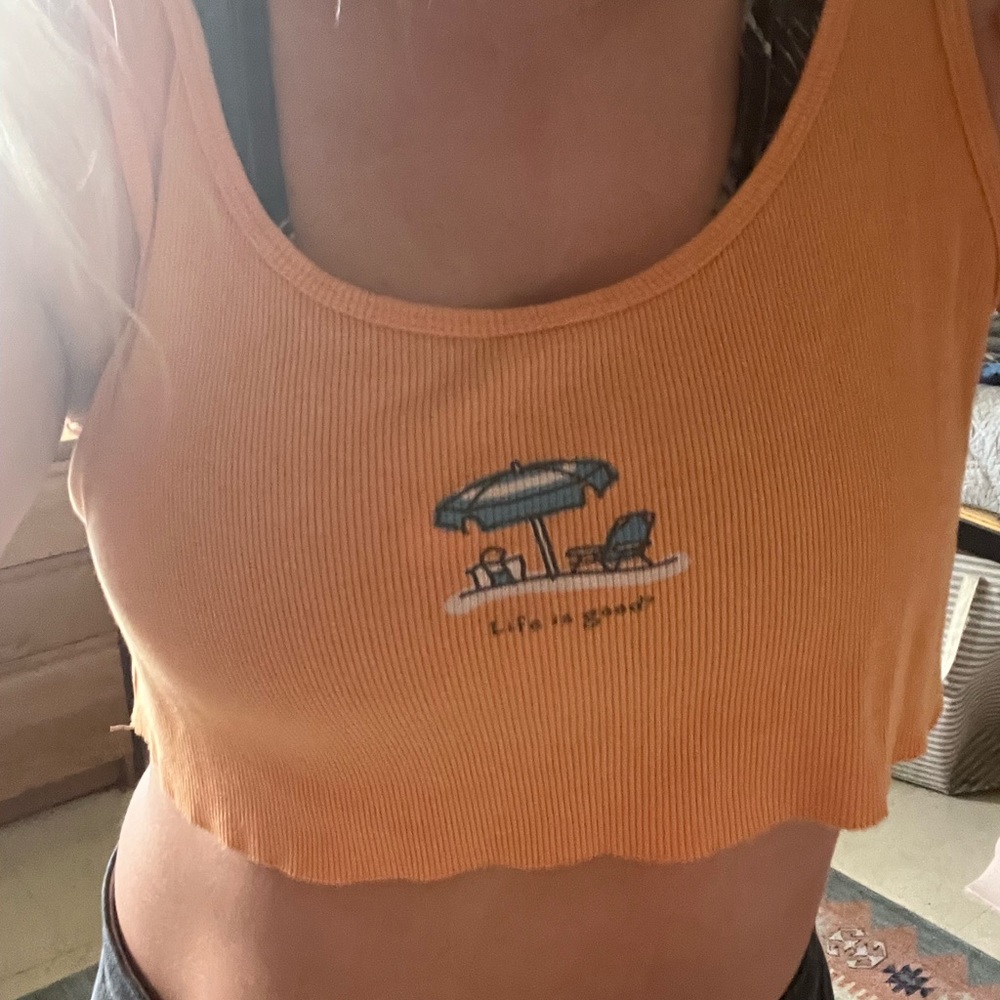 life is good crop tank